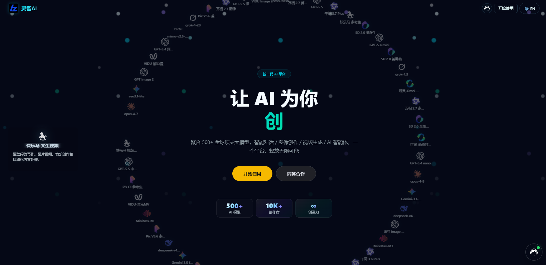 灵智AI-智能创作系统-四季伴
